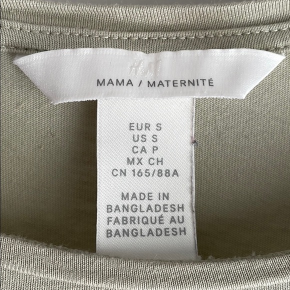 Sage H&M Maternity Peplum Top - Picture 4 of 4